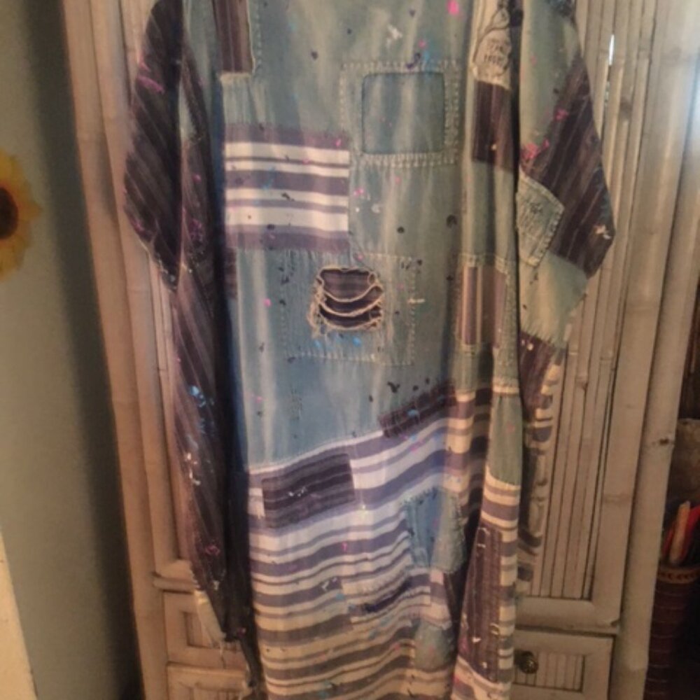 MAGNOLIA PEARL COTTON YARN DYED COVERUP - Picture 10 of 13